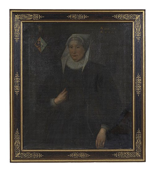 Portrait of Titia Tritzum, wife of Gerbrand Ornia, 1603, 