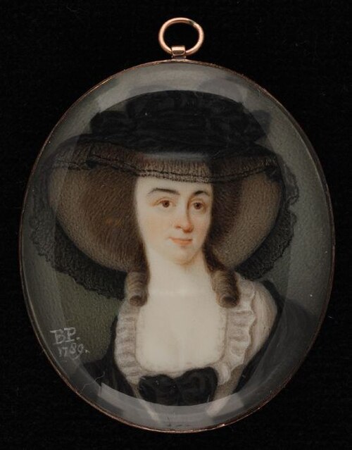 Miniature Portrait of a Woman, 1789, 