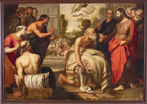Christ healing the paralytic at the Pool in Bethesda (John 5:1-15), 1693, 
