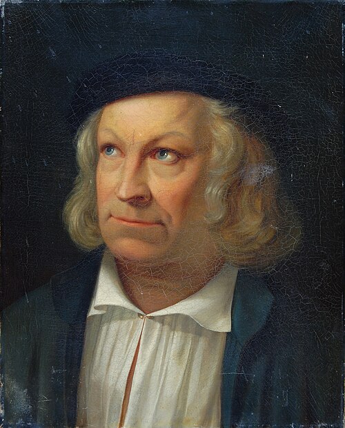 Portret van Bertel Thorwaldsen, 1840, 