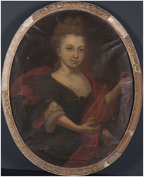Portret van onbekende vrouw, 1704, 