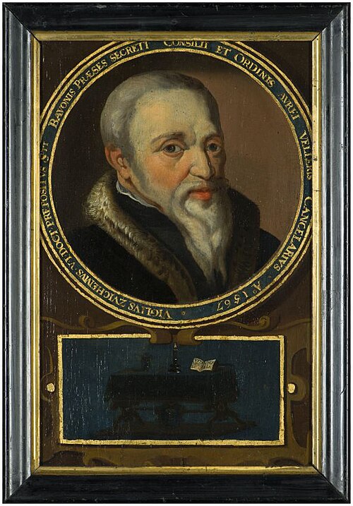 Portret van Viglius van Ayta van Swichem, 1567, 