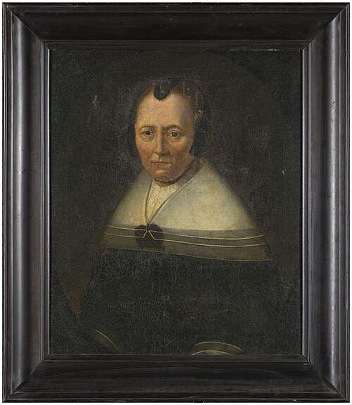 Vrouw met witte kraag, 1880, 