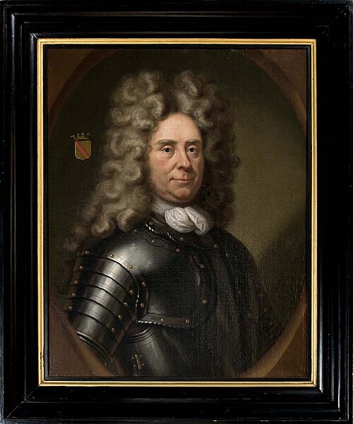 Portret van onbekende man, misschien Menno v. Coehoorn, 1699, 
