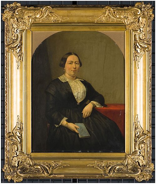 Portrait of Alegonda Willemina Johanna Martin (1829-1856), 1854, 