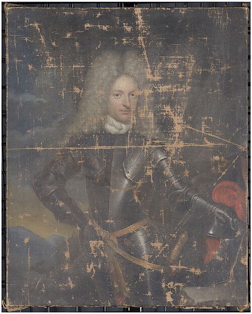 Portret van man in harnas, 1649, 