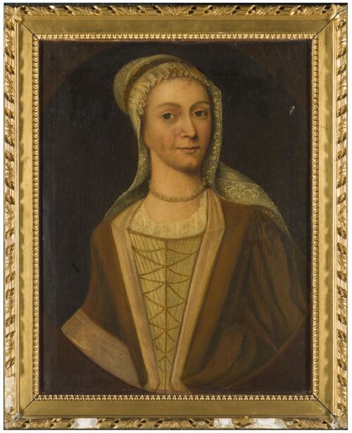 Portret van een onbekende dame, 1724, 