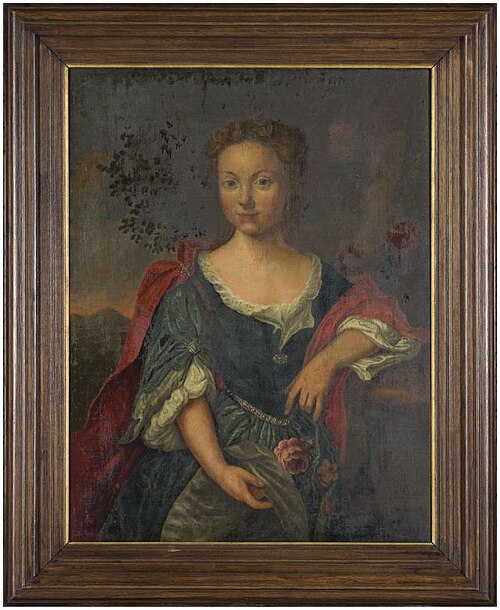 Portret van een lid of een aangetrouwd lid is van de familie Rengers van Farmsum, 1689, 