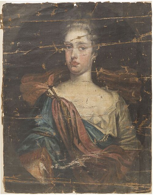 Portret van Lucia Barbera van Burmania, 1699, 