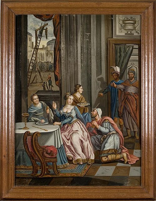 Bijbels tafereel uit het boek Esther, 1799, 