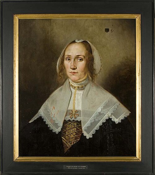 Portret van Catharina Hinckema van Hinckenborg, 1645, 
