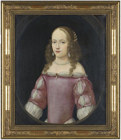 Portret van Maria Vegilin van Claerbergen, 1685, 