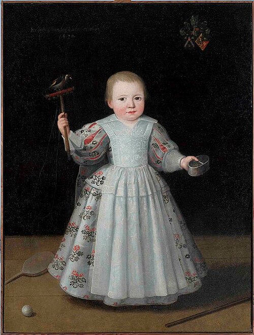 Portret van Erardus van der Laen, op leeftijd van vijftien maanden, 1630, 