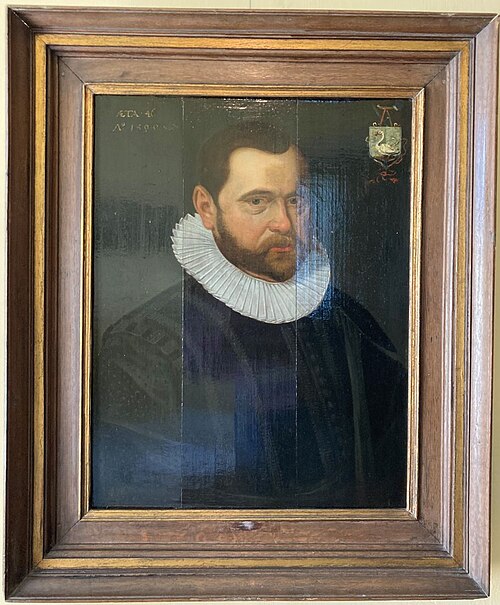 Portret van Dirck van Fogelsangh, 1590, 