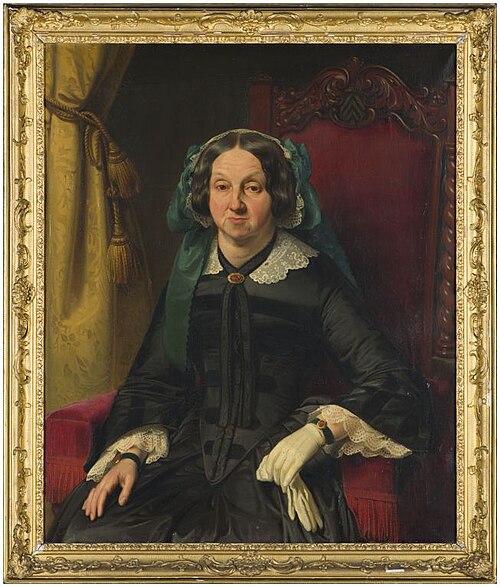 Portret van Carolina Catharina, Barones van Haersolte (?), 1849, 