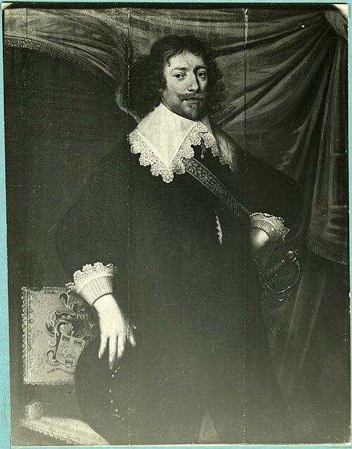 Portrait of Watze van Cammingha (1602-1686), echtgenoot van Sjouck van Aebinga (I) en Anna van Wijts, 1642, 