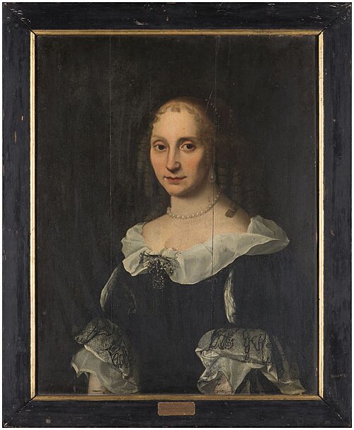 Portret van dame verwant aan het geslacht van Panhuys, 1664, 