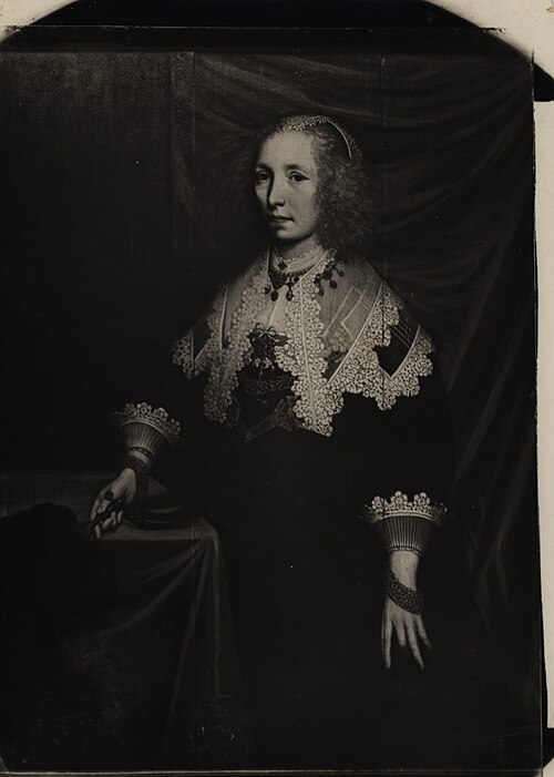 Portrait of Anna van Wijtsma (1613-1652), tweede echtgenote van Watze van Cammingha, 1642, 