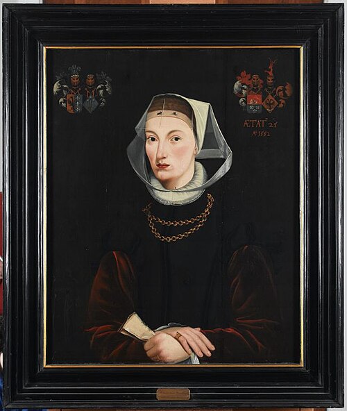 Portret van Anna van Mockama (?), 1552, 