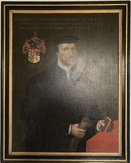 Portrait of Jarich Dekema (1495-1553), 1552, 