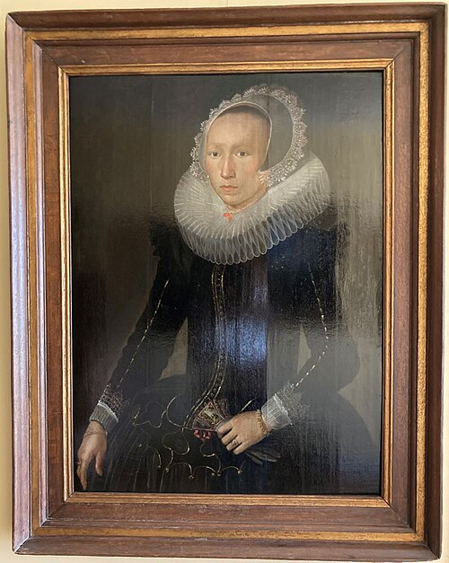Portret van Ibeltje Douwes Wringer, 1623, 
