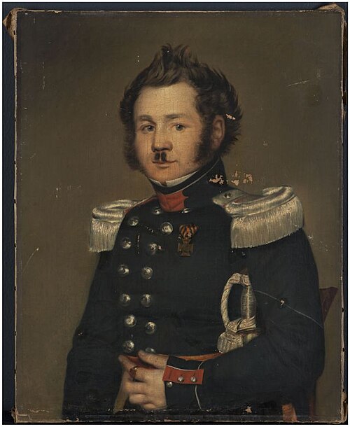 Portret van Johannes Leonardus van Sloterdijck, 1849, 