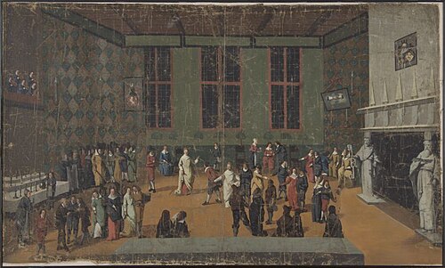 Dancing Party at the Wedding of Eraert van Pipenpoy with Jel van Liauckama, 1610, 