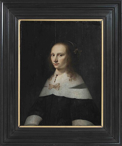 Portret van een onbekende vrouw, 1654, 