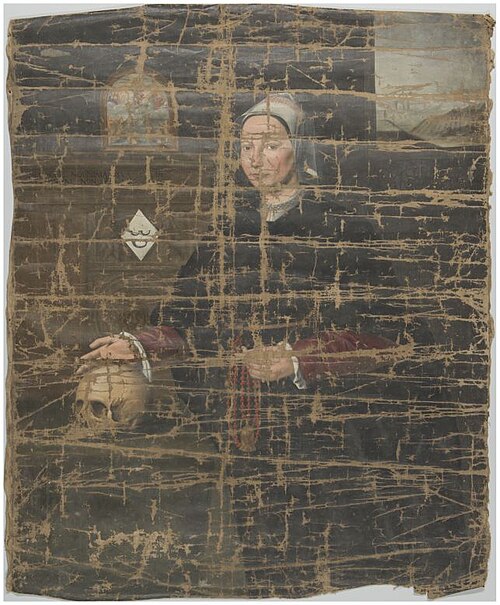 Portret van Magdalena de Mol-van den Tempel, 1554, 