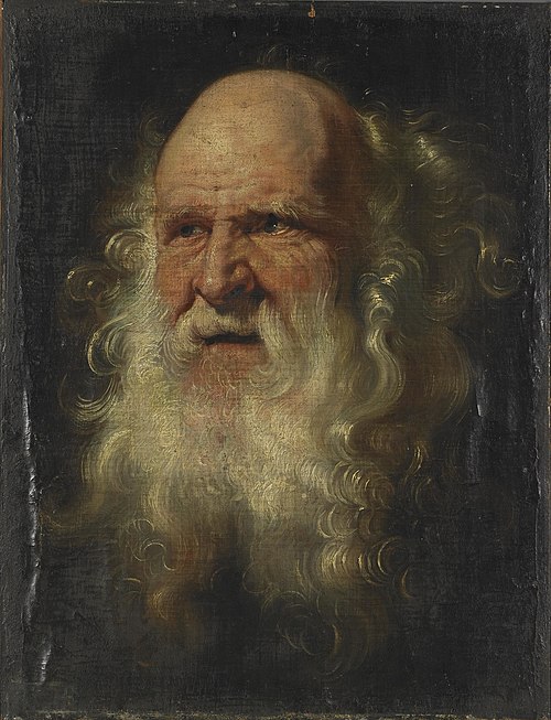 Tête de vieillard, étude, 1750, 