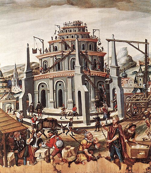 La Tour de Babel, 1590, 