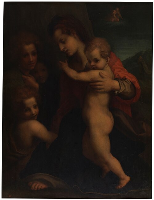 The Virgin with the Child, Saint John and Angels, 1501, 