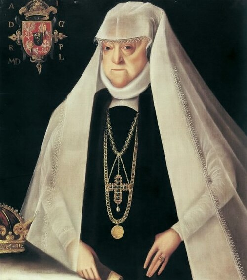 Portrait of Queen Anna Jagiellon as a widow., 1590, 