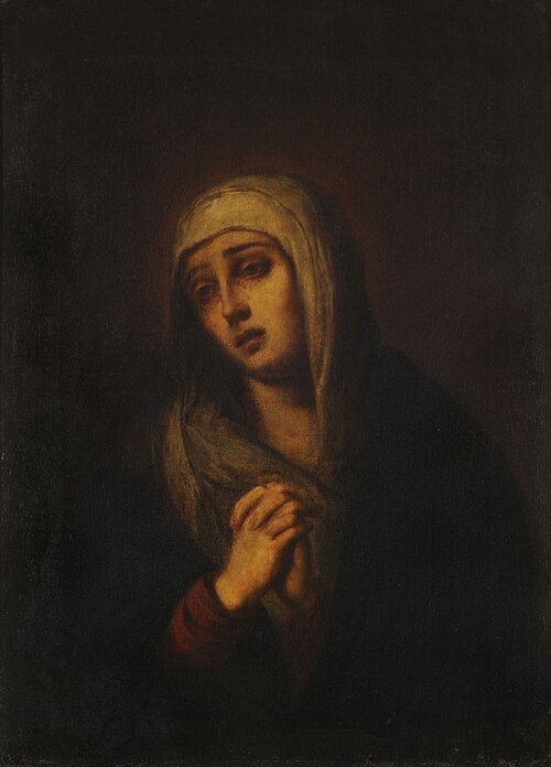 The grieving mother, , 