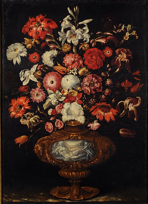 Vase of flowers., , 