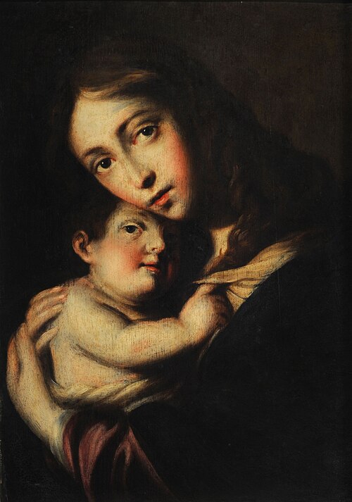 Virgin and child, 1850, 