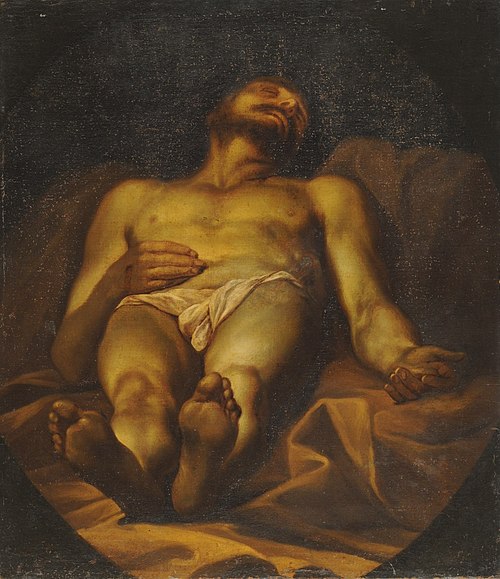 Christ recumbent, 1650, 