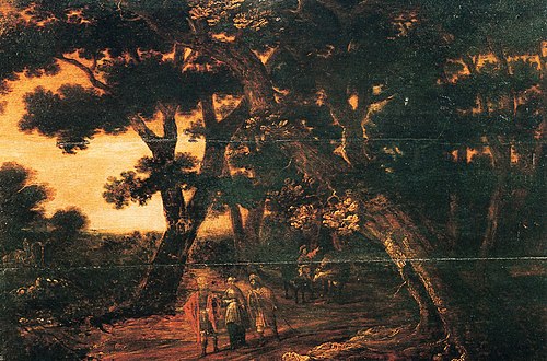Landscape with figures, , 