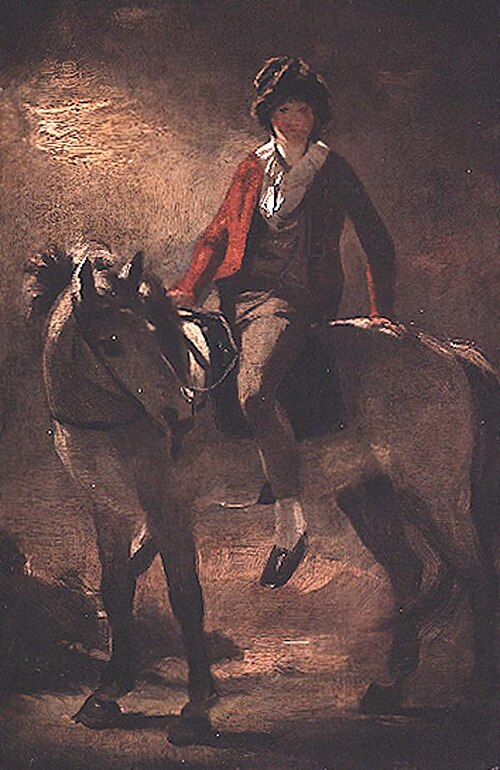 Henry Raeburn (1784 - 1863) on a Grey Pony, 1796, 