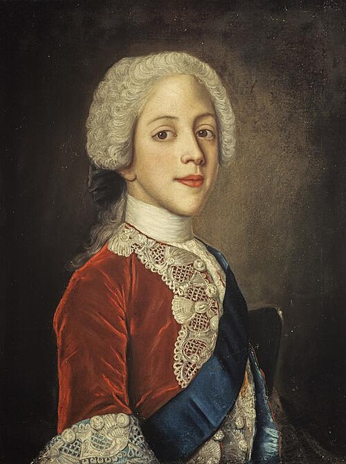 Prince Henry Benedict Clement Stuart, 1725 - 1807. Cardinal York; younger brother of Prince Charles , 1737, 