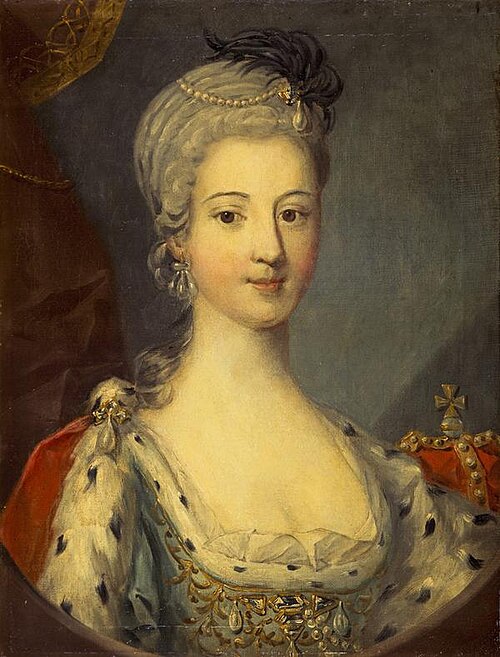 Princess Louisa of Stolberg, 1753 - 1824. Wife of Prince Charles Edward Stuart, 1772, 