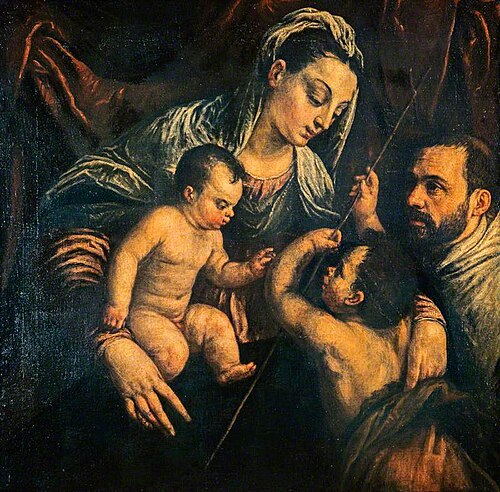 The Virgin and Child with Saint John the Baptist and a Donor, 1567, 