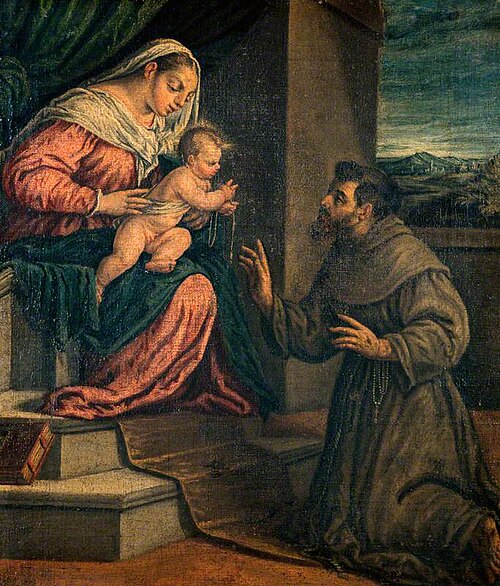 Saint Francis Kneeling before the Virgin and Child, 1700, 