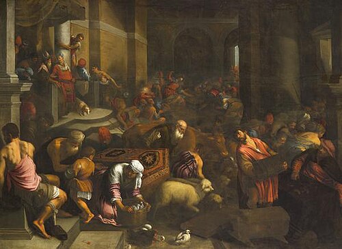 Christ Driving the Money-changers from the Temple, 1575, 