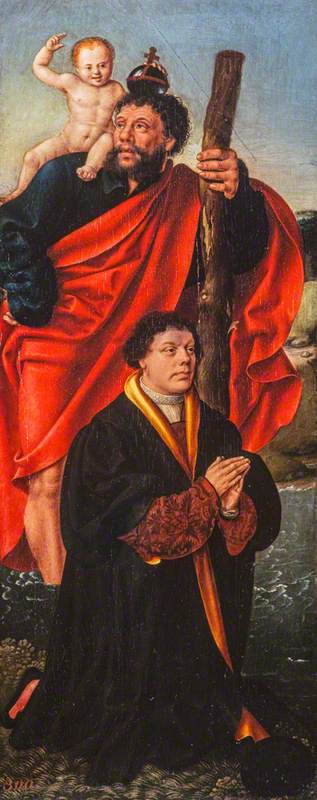 Saint Christopher and a Donor, 1600, 
