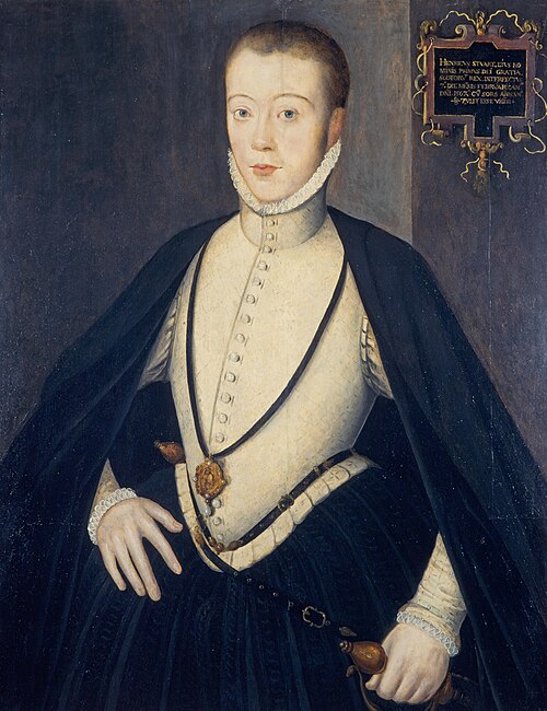 Henry Stuart, Lord Darnley, 1545 - 1567. Consort of Mary, Queen of Scots, 1564, 