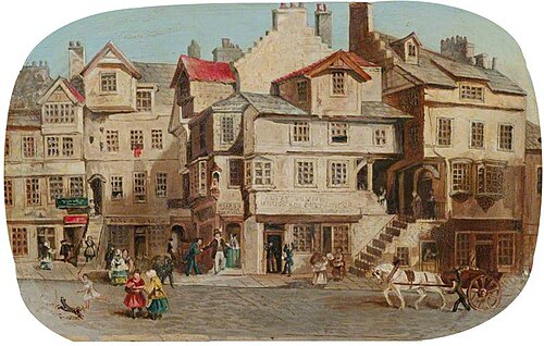 John Knox's House, Edinburgh, 1850, 