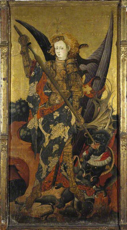 Saint Michael Vanquishing the Devil, 1450, 