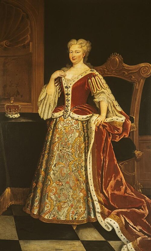 Queen Caroline of Brandenburg-Ansbach (1683–1737), Consort of George II, 1727, 
