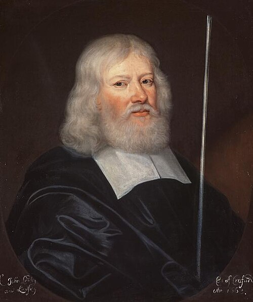 John Lindsay, 17th Earl of Crawford, 1596 - 1678. Statesman, 1663, 